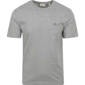 Gant T-shirt Shield Logo Grijs