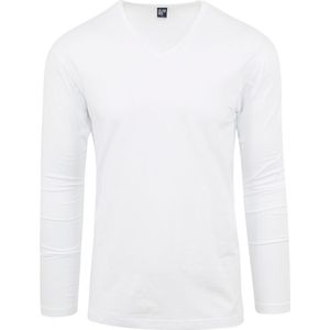 Alan Red T-shirt Oslo V Hals Longsleeve