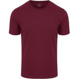 King Essentials The Shawn T-Shirt Burgundy - Heren - Print T-shirts