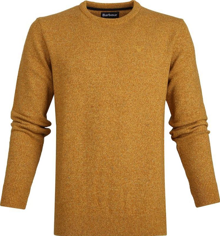 Barbour - Tisbury - Trui - Geel - Wolmix - Modern-Fit