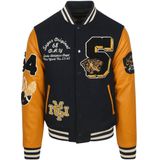 Superdry - Vintage Patched Varsity Jas - Blauw - Tussenjas