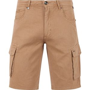 No Excess Cargo Short Linnen Beige