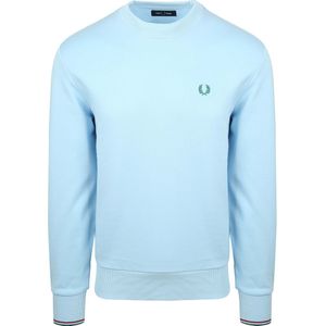 Fred Perry Sweater Logo Lichtblauw