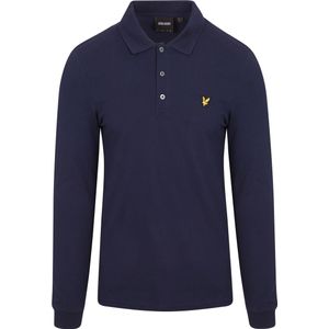 Lyle and Scott Longsleeve Polo Navy