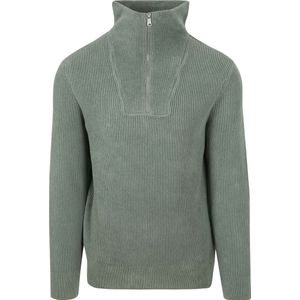 Marc O'Polo Half Zip Trui Groen