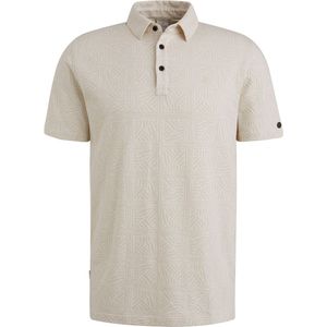 Cast Iron Polo Jacquard Print Ecru