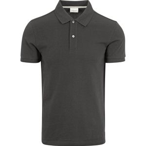 Profuomo Piqué Poloshirt Antraciet