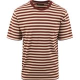 Marc O'Polo T-Shirt Streep Bruin