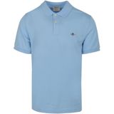 Gant Shield Piqué Poloshirt Lichtblauw