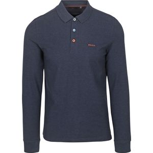 NZA Longsleeve Polo Isaac Piqué Navy