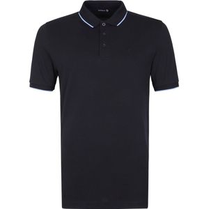 Suitable Polo Tip Ferry Navy Blauw
