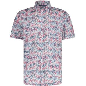 State Of Art Short Sleeve Overhemd Print Rood