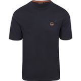 Napapijri - Badge T-shirt - Donkerblauw - Heren - Casual T-shirts