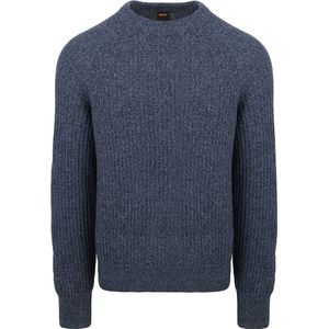 BOSS Klacier Trui Wool Blend Navy