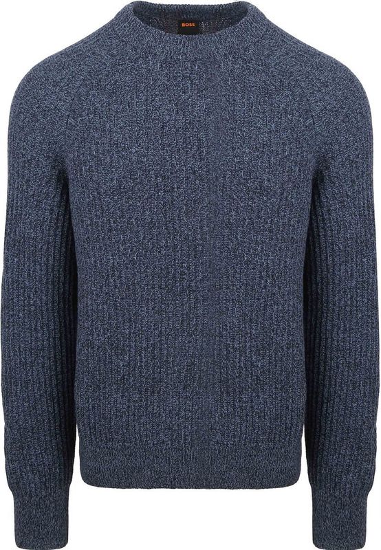 BOSS Klacier Trui Wool Blend Navy