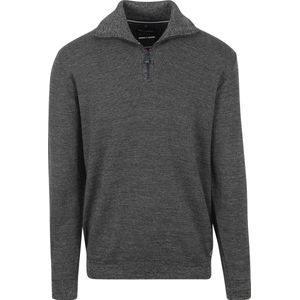 Casa Moda Half Zip Pullover Donkergroen