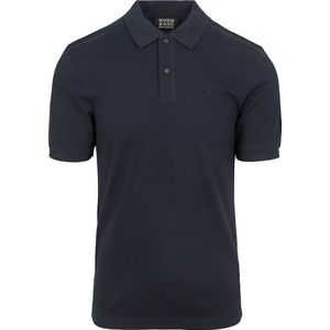 Scotch And Soda Core Piqué Polo Navy