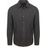 Marc O'Polo - Overhemd - Antraciet - Flanel Print - Regular-fit - Lange Mouw