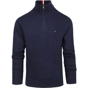 Tommy Hilfiger Half Zip Trui Navy