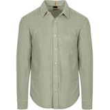 BOSS - Relegant - Overhemd - Groen - Corduroy