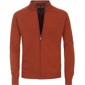 Casa Moda Vest Zip Petrol Oranje