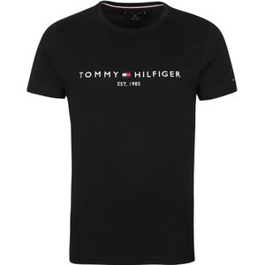 Tommy Hilfiger Logo T-shirt Zwart