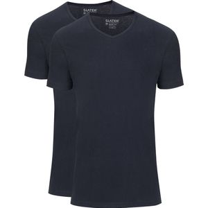 Slater 2-pack Basic Fit T-shirt V-hals Navy