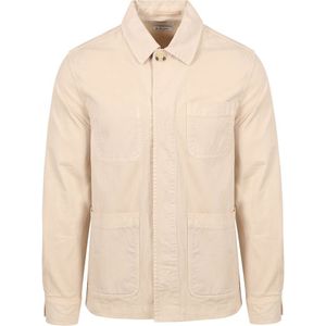 King Essentials The Benjamin Overshirt Ecru