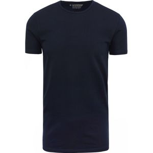 Garage Stretch Basic Navy O-Hals