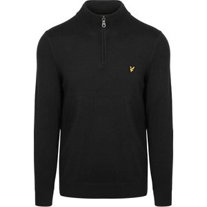 Lyle & Scott - Half Zip Pullover - Zwart - Schipperstrui