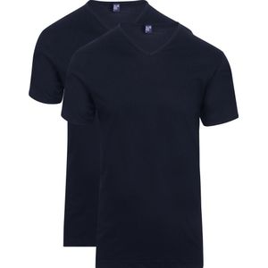 Alan Red Vermont T-shirts V-Hals Navy (2Pack)