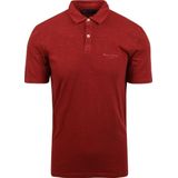 Marc O'Polo Poloshirt Melange Rood