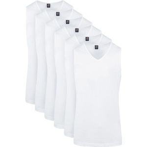 Suitable Viless T-Shirt Mouwloos Wit 6-Pack