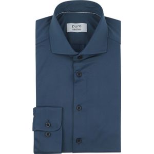 Pure - The Functional Shirt - Blauw - Overhemden