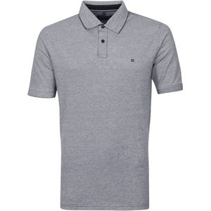 Casa Moda Polo Stretch Melange Donkerblauw