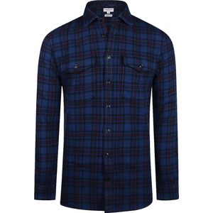 McGregor Overshirt Tartan Ruit Donkerblauw