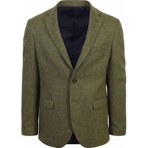 Suitable Tweed Colbert Herringbone Groen