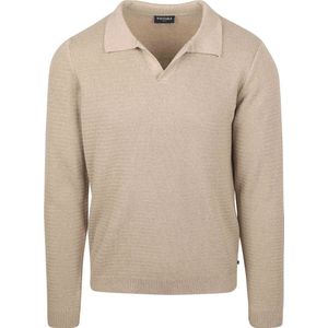 Suitable - Riva Structure - Pullover - Beige - Heren