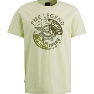 PME Legend Single Jersey T-Shirt Print Yellow