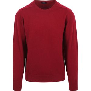 William Lockie Pullover O-neck Lamswol Dubonnet