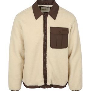 Levi's - Sherpa Jas - Ecru - Fleece - Heren - Tussenjas
