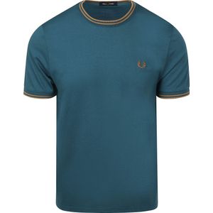 Fred Perry Twin Tipped T-shirt Petrol