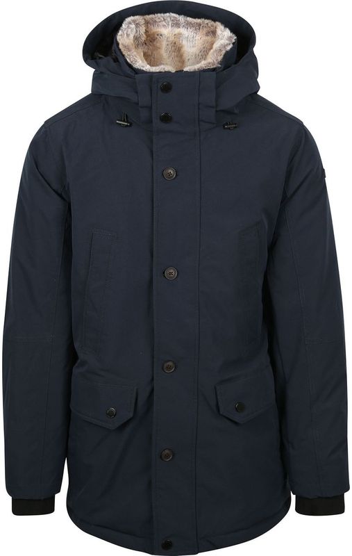 McGregor - Parka - Navy - Heren - Waterbestendig - Met Verstelbare Capuchon