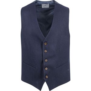 Suitable Gilet Tweed Navy