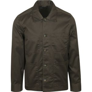 Marc O'Polo - Overshirt Twill - Bruin - Heren Vest
