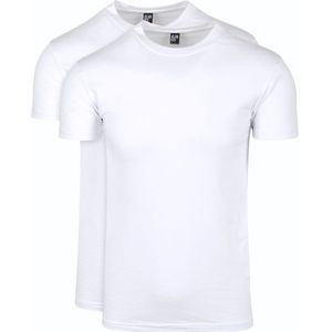 Alan Red Oakville T-shirt Wit (2Pack)