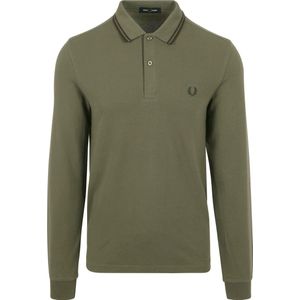 Fred Perry Longsleeve Polo Groen W49