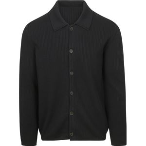 Marc O'Polo Vest Button Ribbed Navy