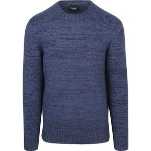 Lyle & Scott - Pullover - Donkerblauw - Gemeleerd
