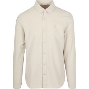 KnowledgeCotton Apparel Overhemd Oxford Beige